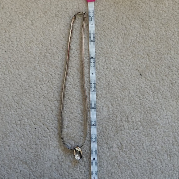 925 sterling silver slide and necklace - Picture 2 of 4